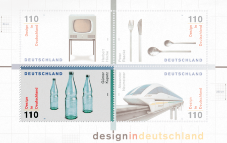 Sonderbriefmarke: Design in Deutschland
